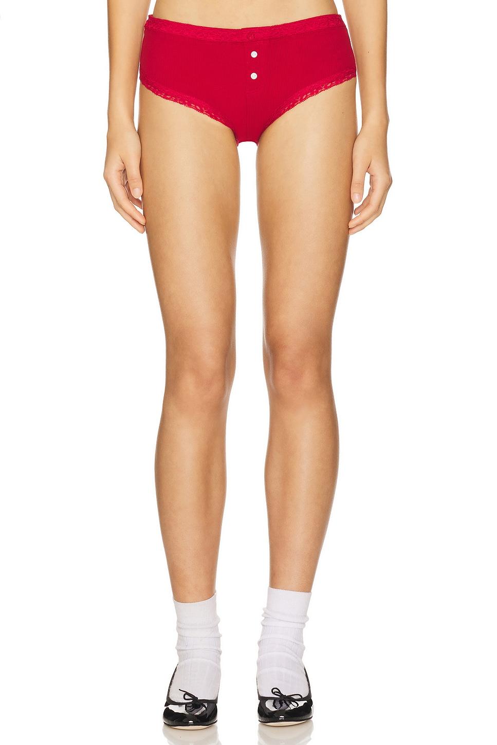 x bella hadid bluebell rib short