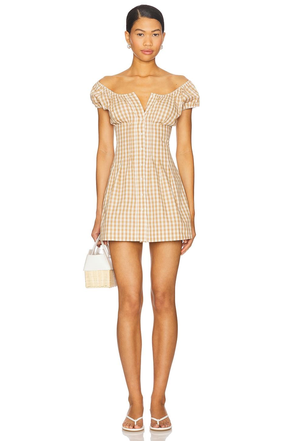 x bella hadid mustang mini dress