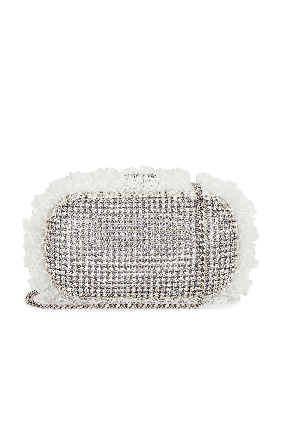 x christopher kane crystal lace detail clutch