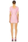 x christopher kane ruffle knit mini dress