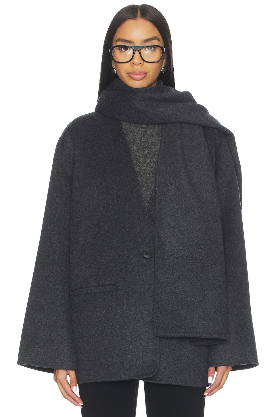 x coco ragni wool scarf jacket