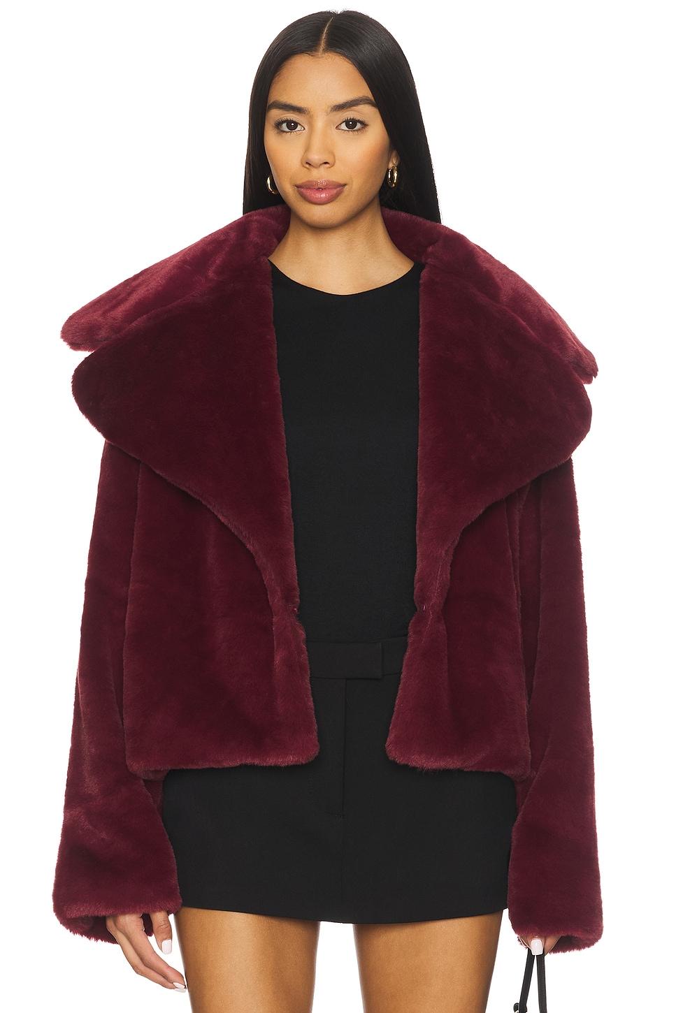 x emma leger willow faux fur coat