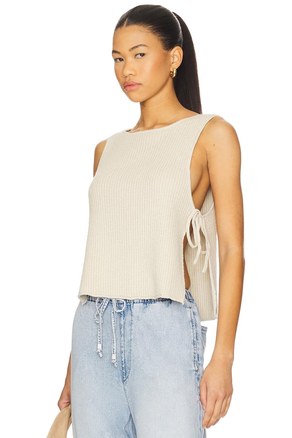 x free-est lizzie sweater top in summer sand