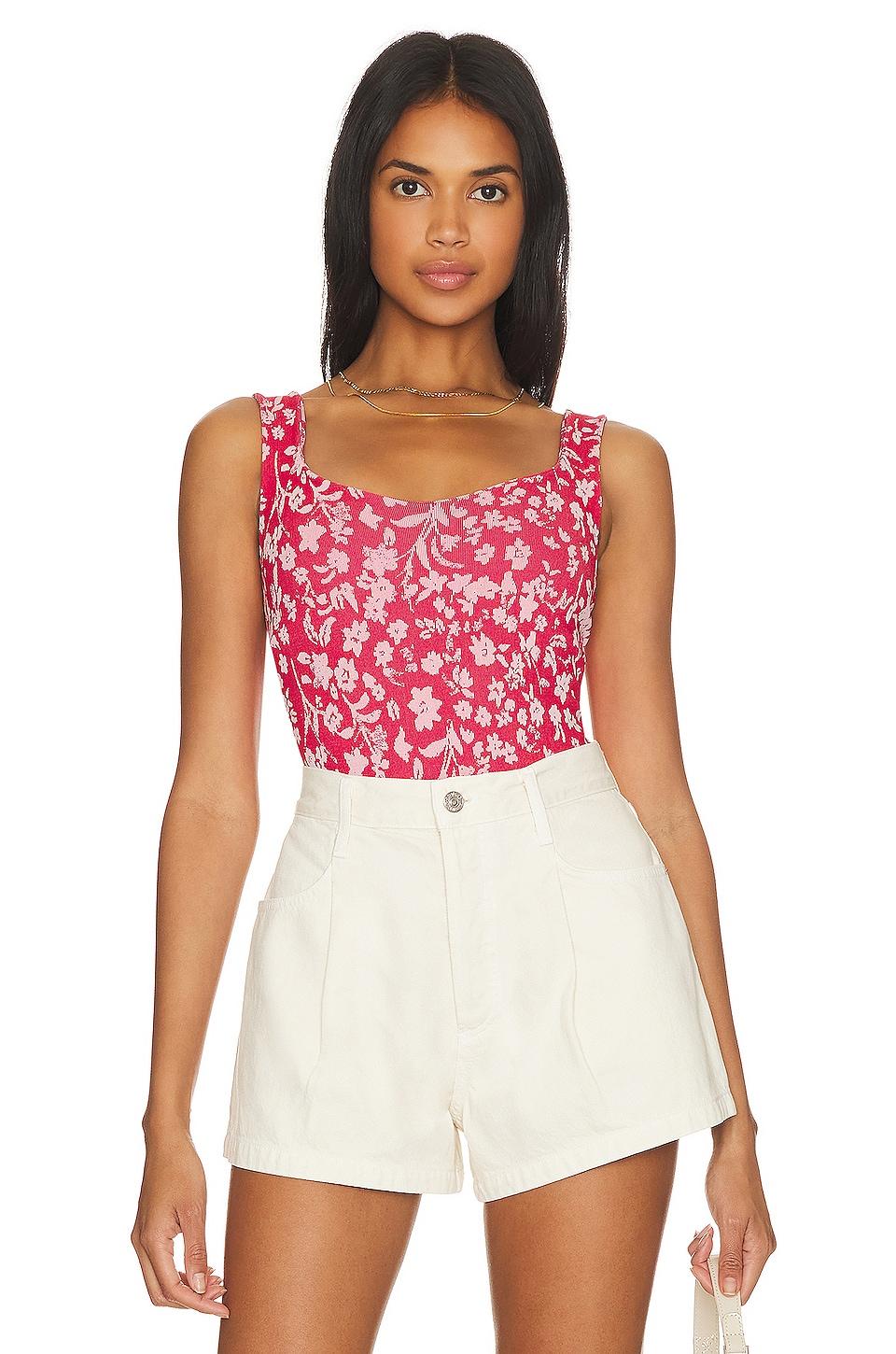 x intimately fp clean lines printed bodysuit