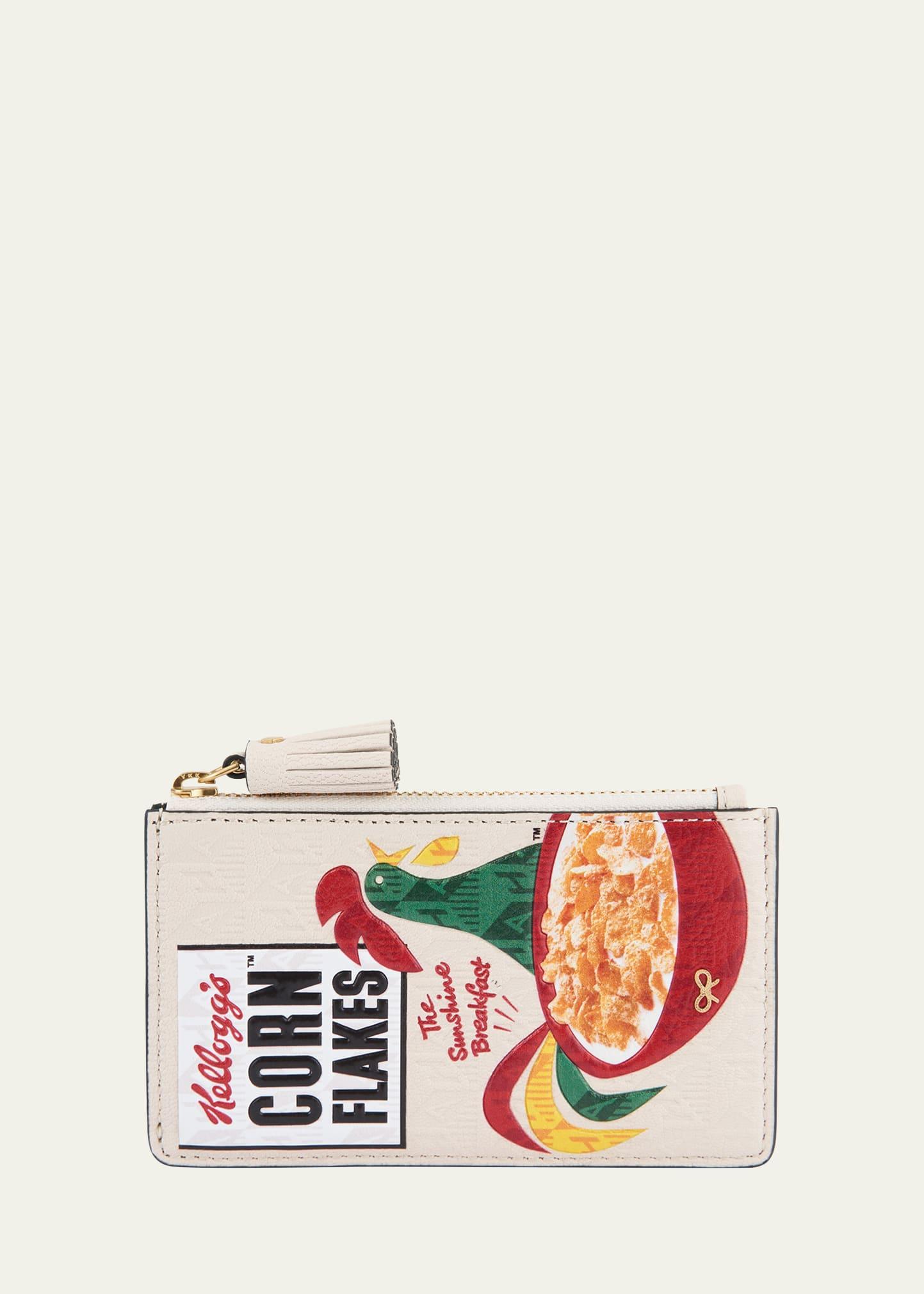 x kellogg's corn flakes cereal box card case