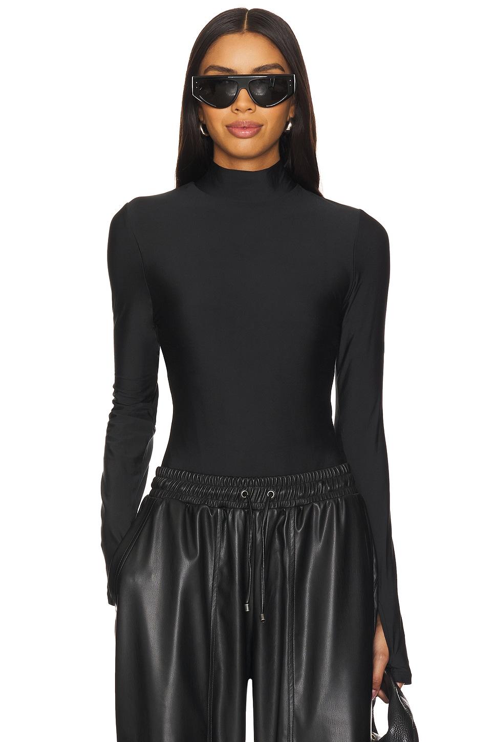 x mona kattan mock neck bodysuit