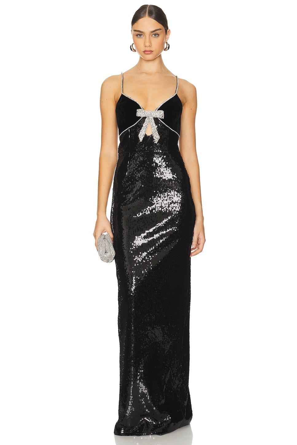 x nicky hilton lena strap gown