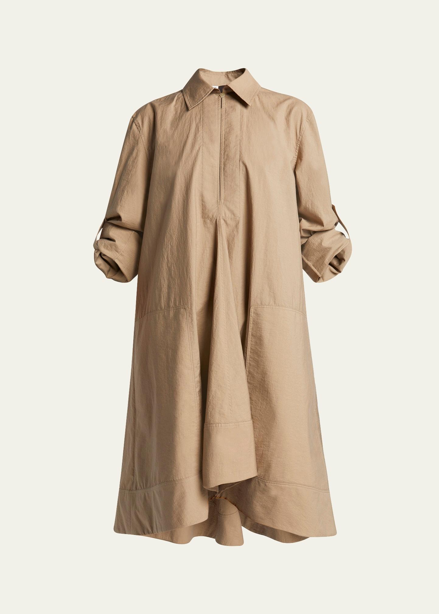 x paula ibiza wrap tunic dress with rolled cuff sleeves