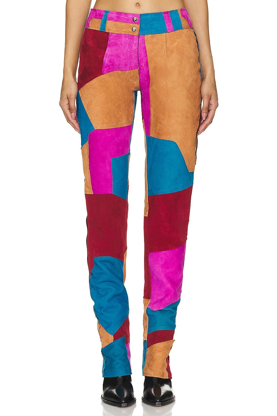 x revolve 70s patch pant