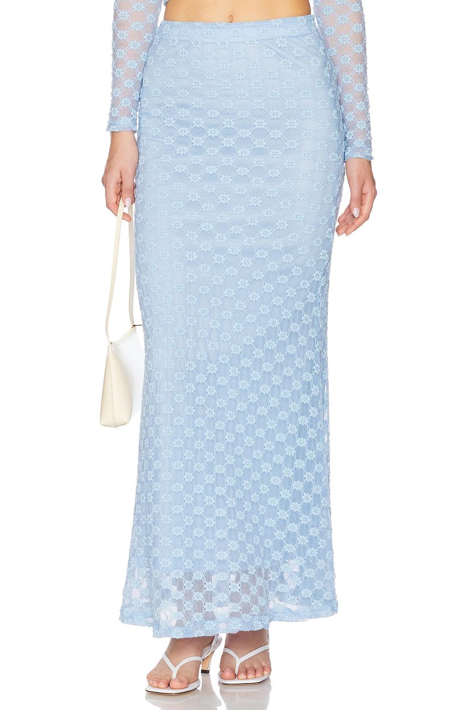 x revolve adoni mid rise maxi skirt