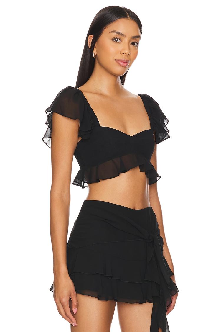 x revolve aliyah crop top