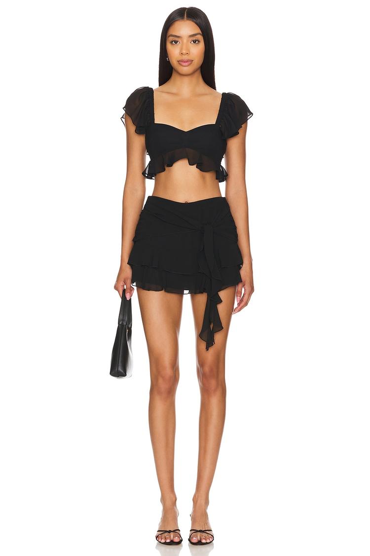 x revolve aliyah crop top