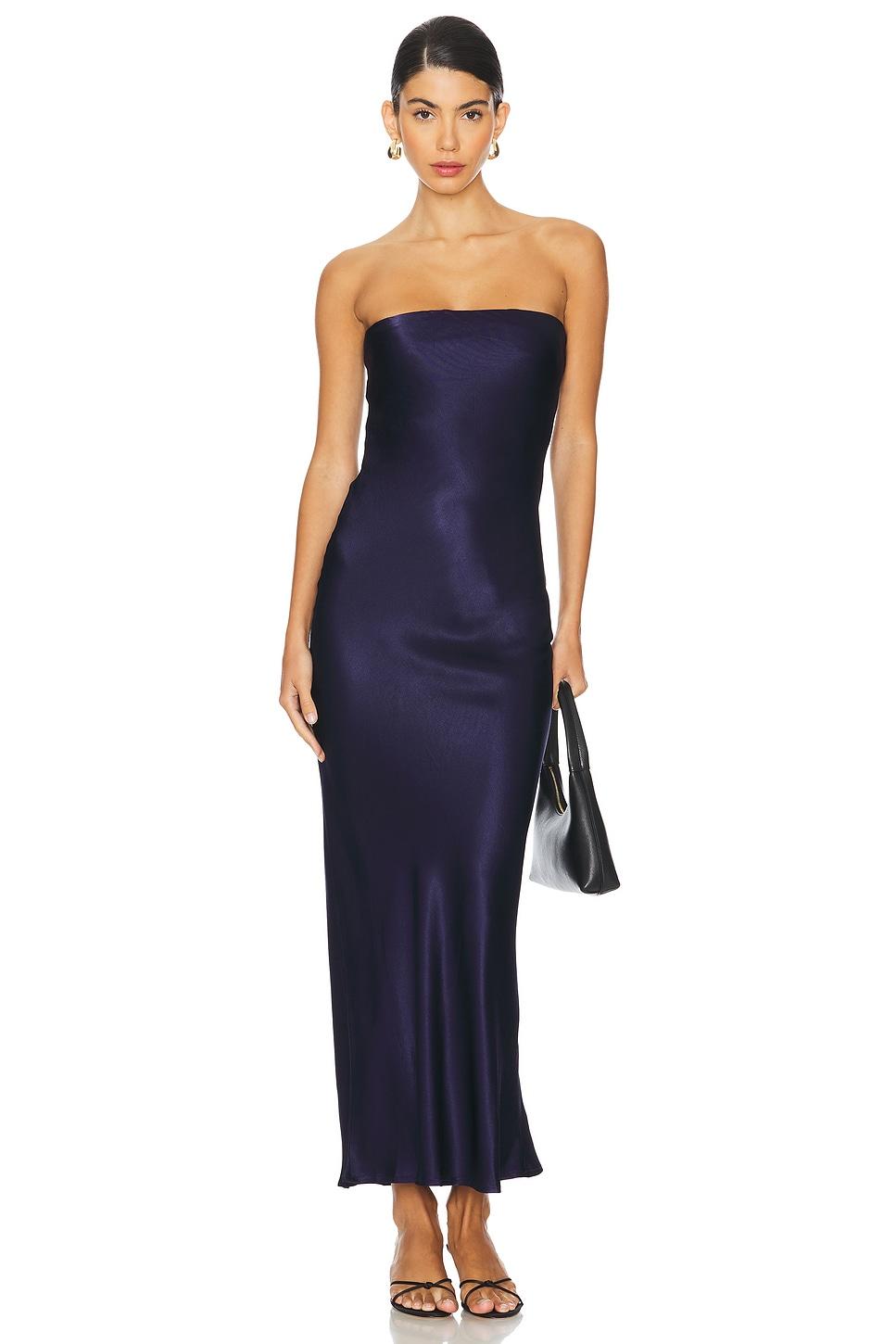 x revolve angel strapless midi dress