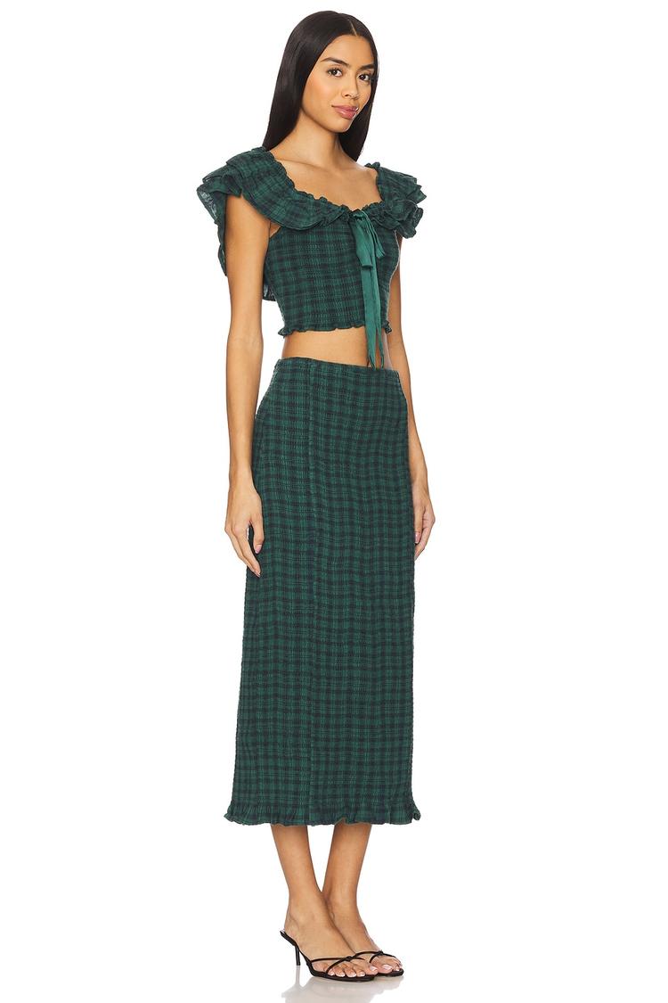 x revolve annabeth set in rainforest overdye