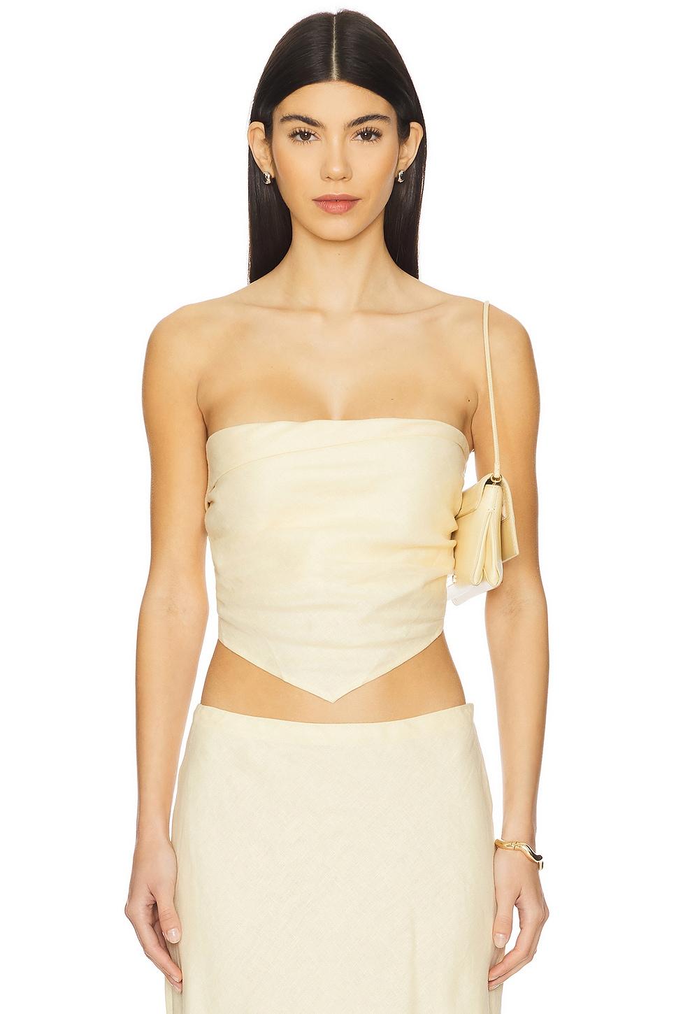 x revolve antibes strapless top