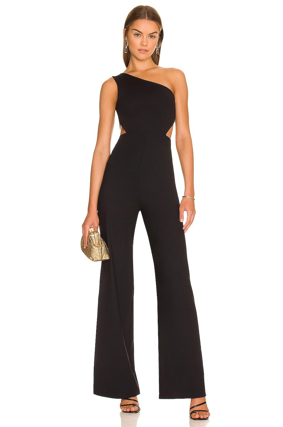 x revolve asymmetrical cut out jumpsuit