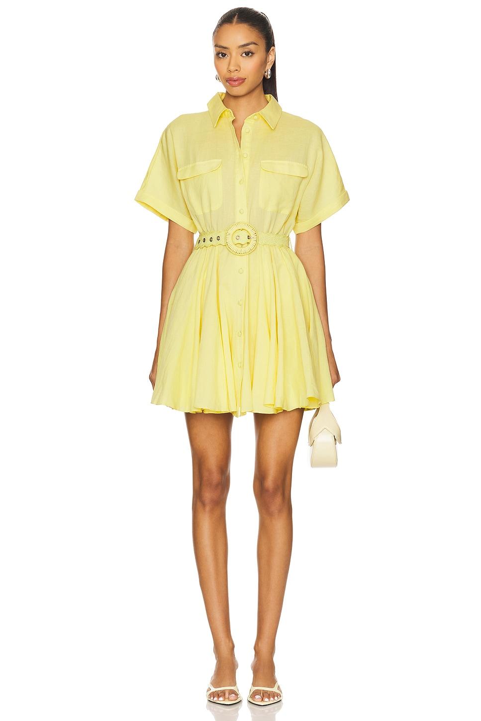 x revolve belted mini dress