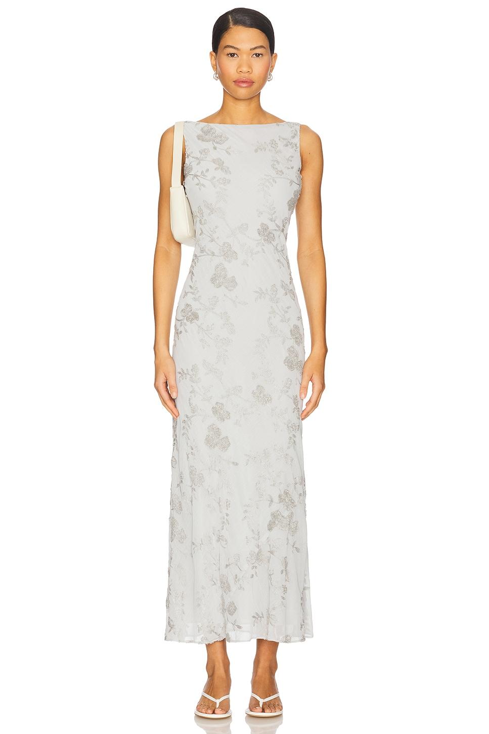 x revolve blaire embroidered maxi dress