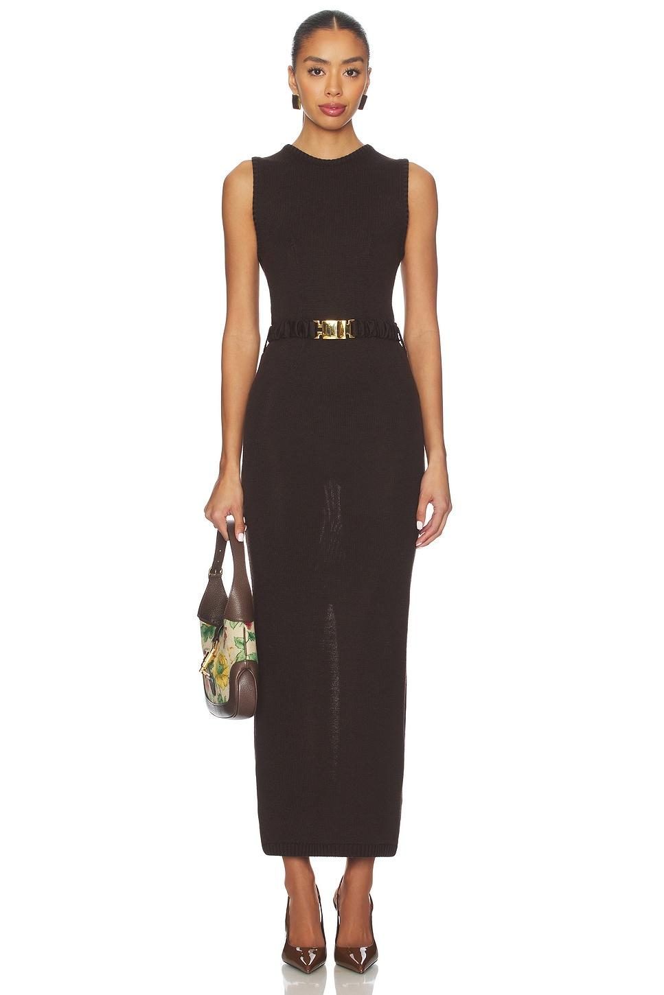 x revolve boatneck midi dress