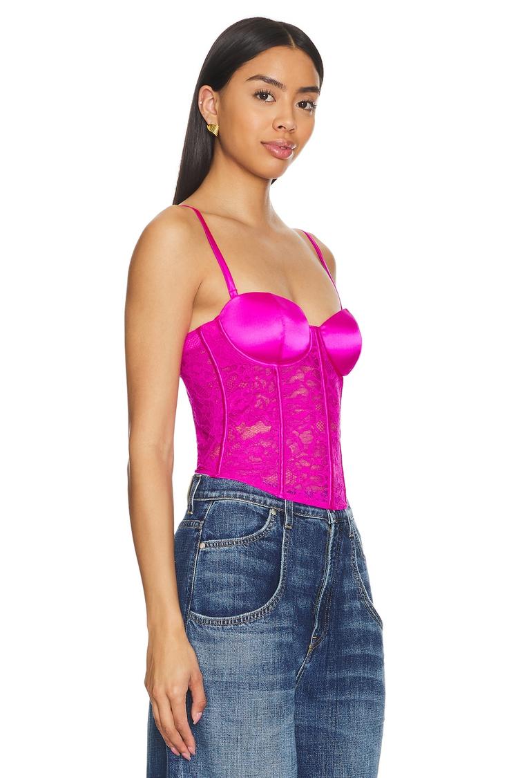 x revolve boned bustier