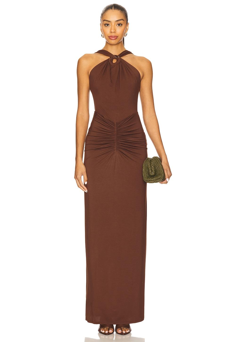 x revolve brandy gown