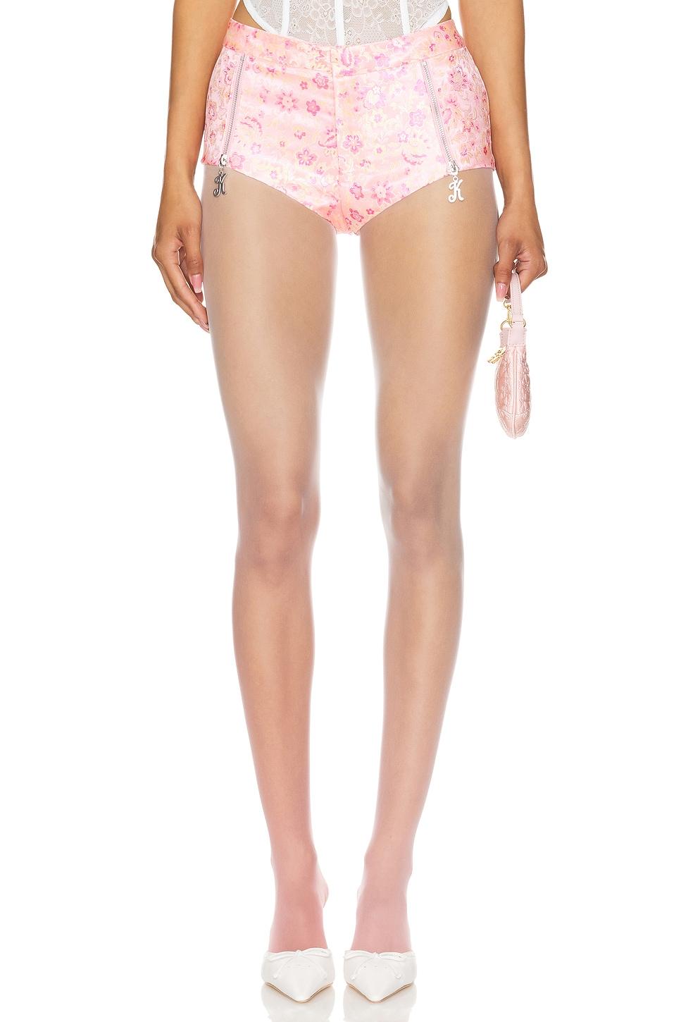 x revolve brocade hot short