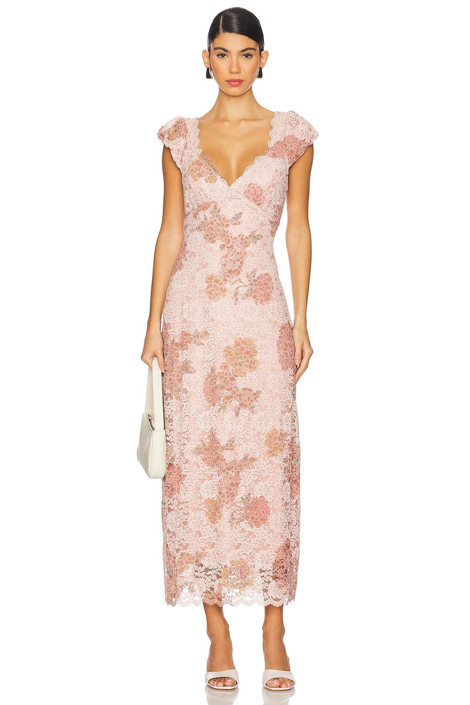 x revolve butterfly babe lace maxi dress