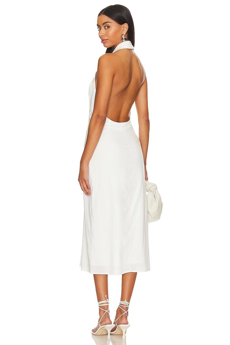 x revolve button down midi dress