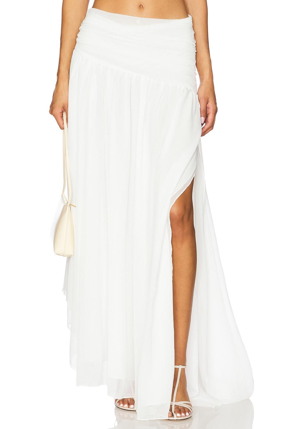 x revolve camelia handkerchief skirt
