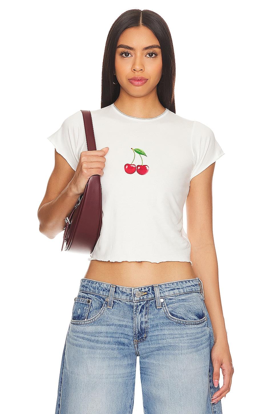 x revolve cherry tee