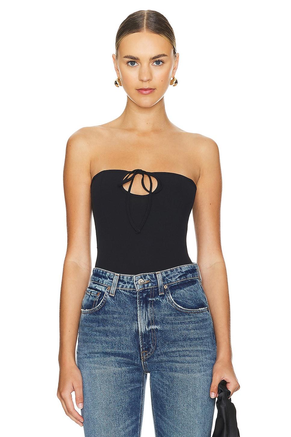 x revolve convertible front tie bodysuit