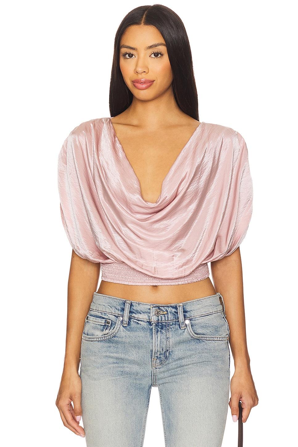 x revolve cowl cape top