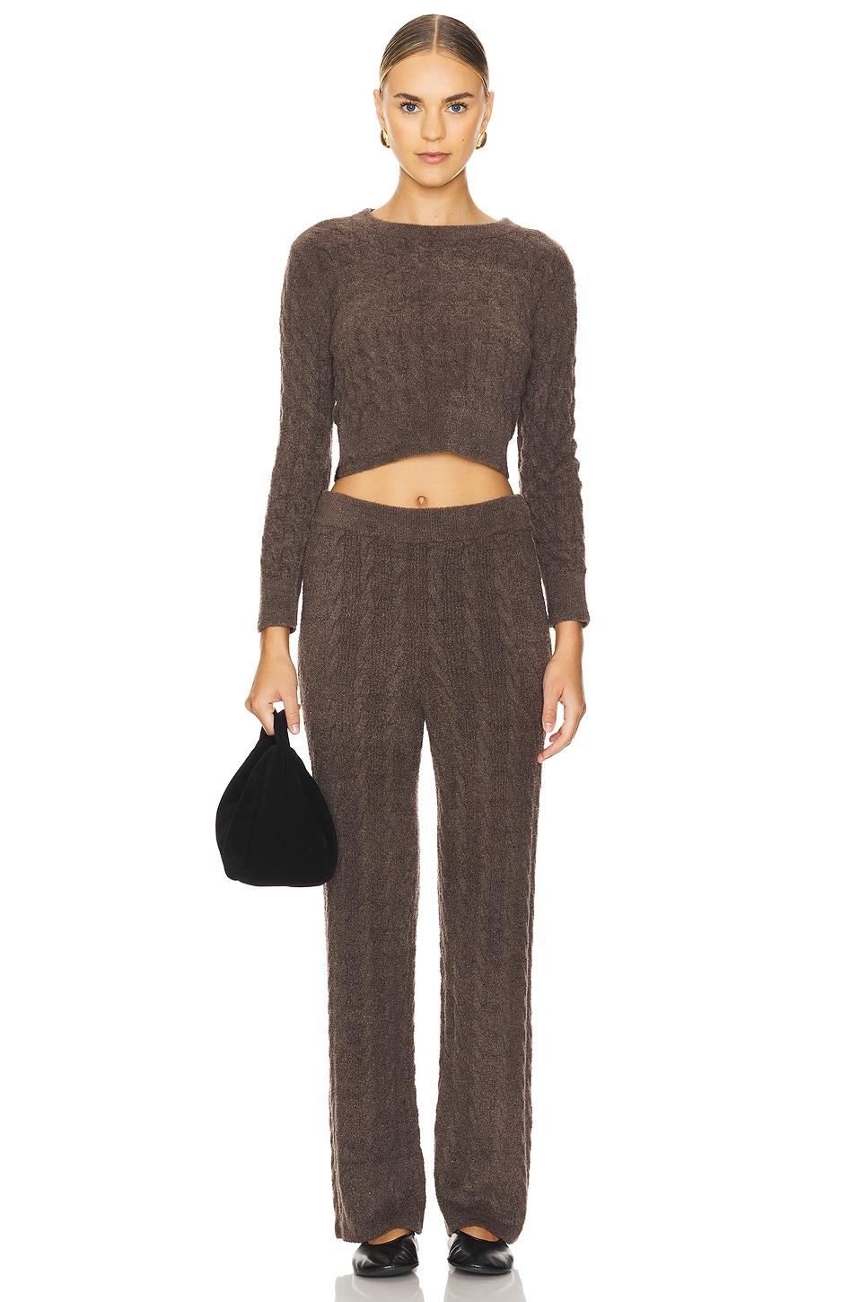 x revolve cozychic lite cable pullover & pant set