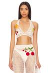 x revolve crochet bralette