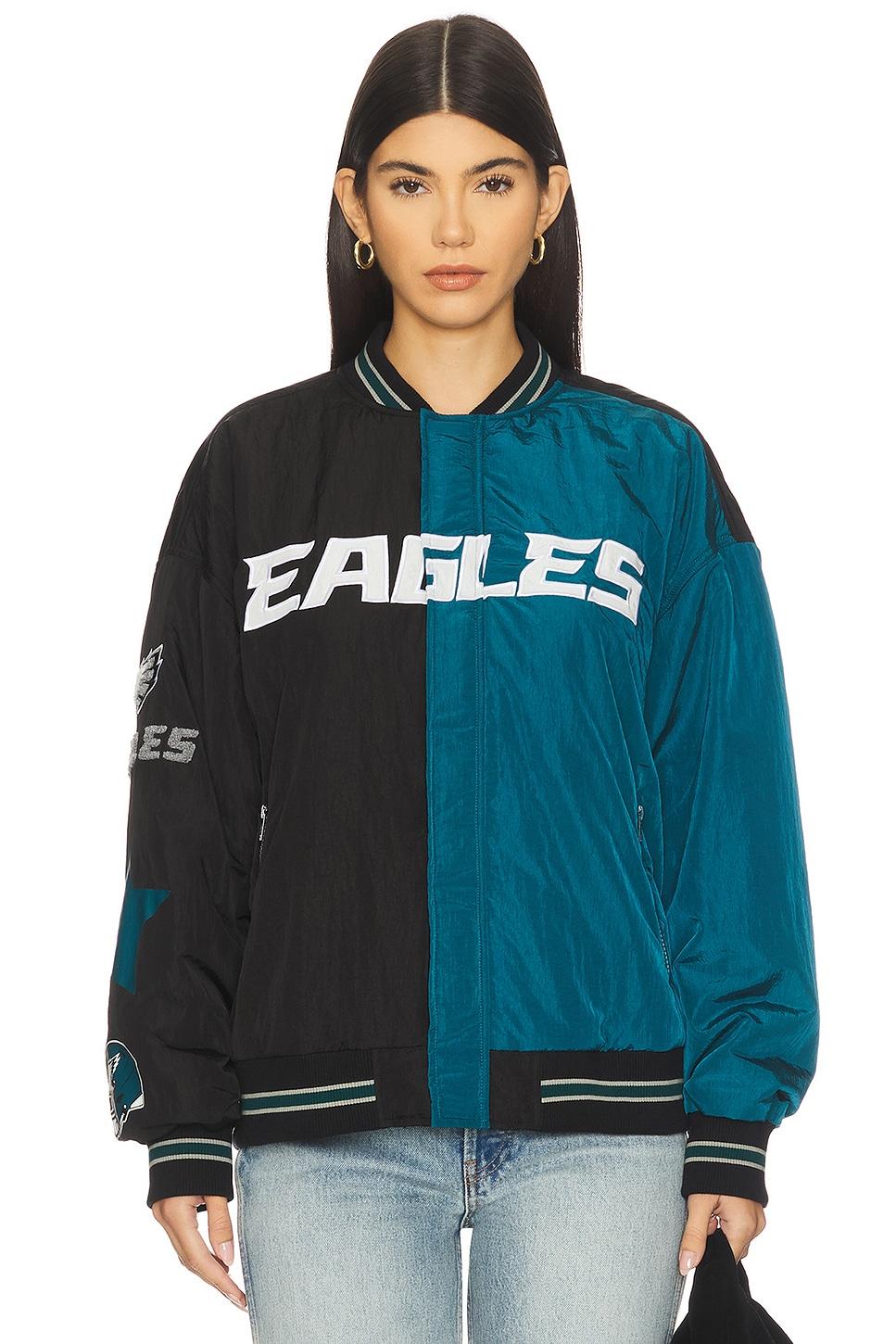 x revolve eagles multi logo bomber