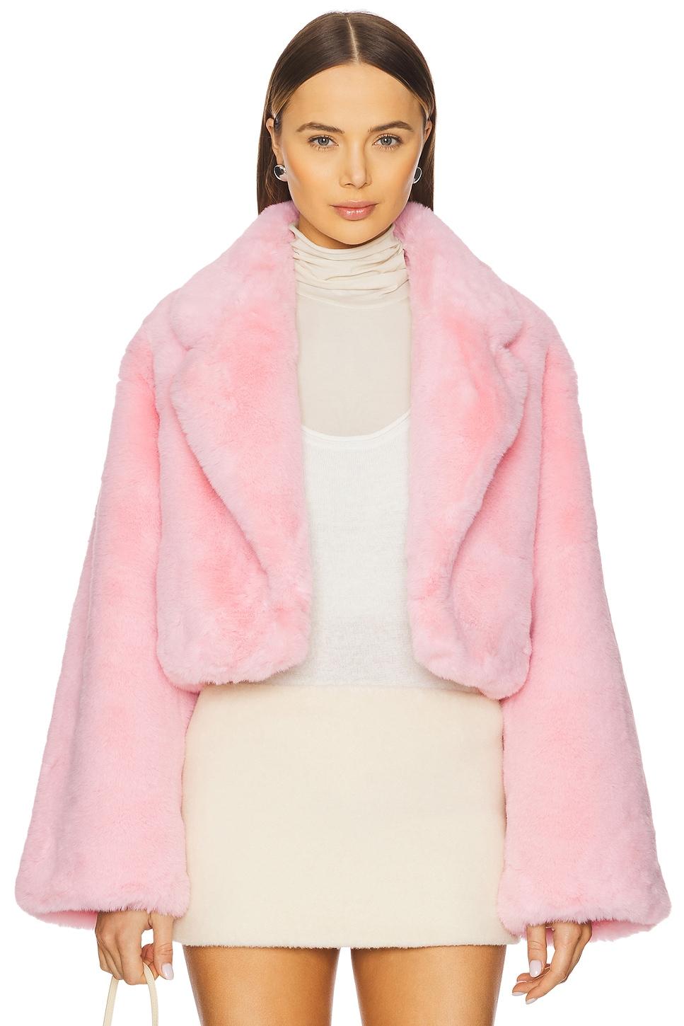 x revolve faux fox jacket