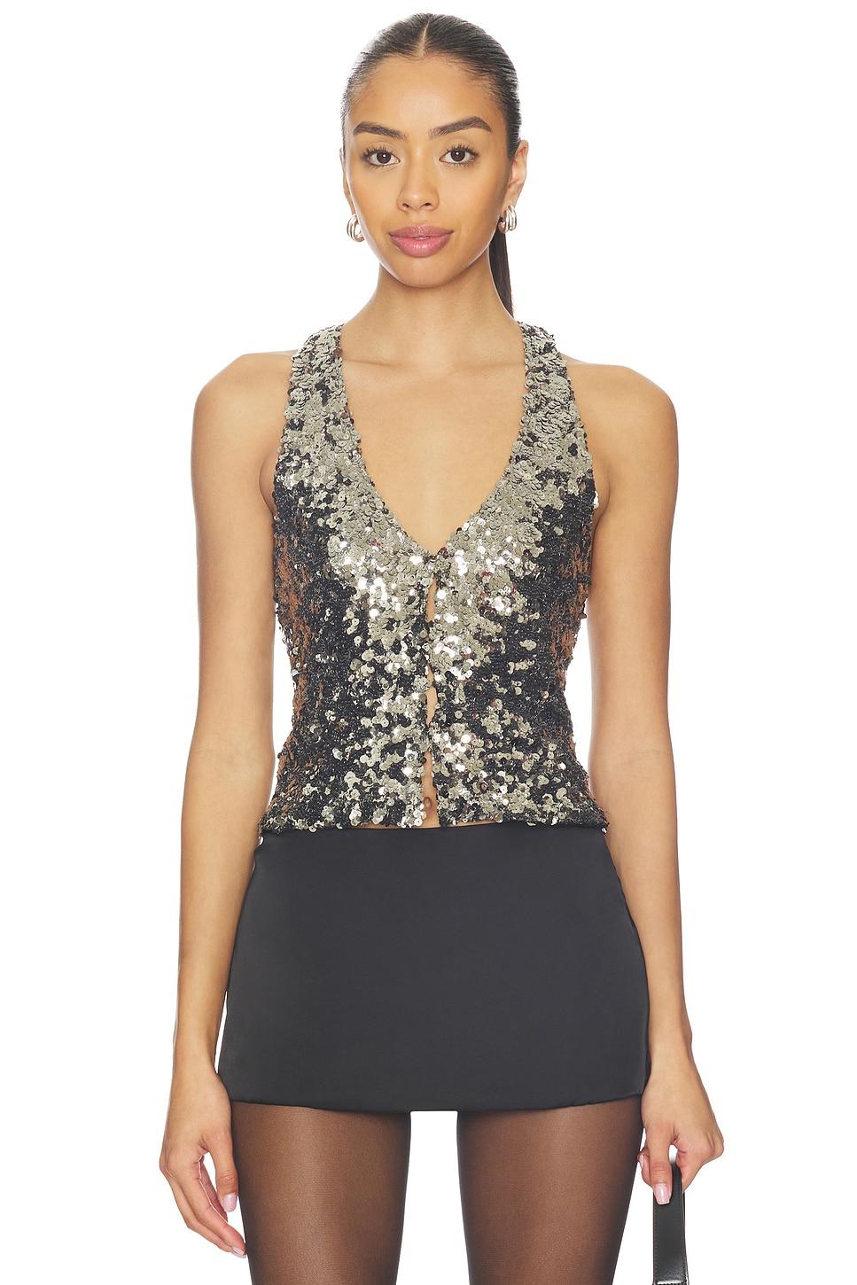 x revolve faye shine vest