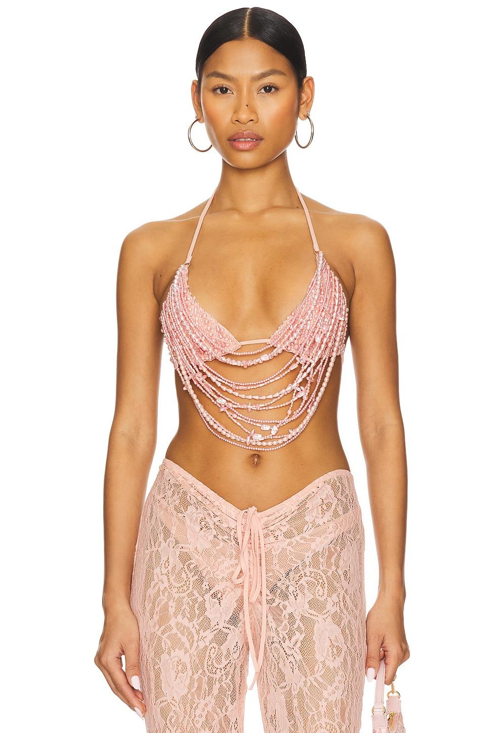 x revolve floating pearl top