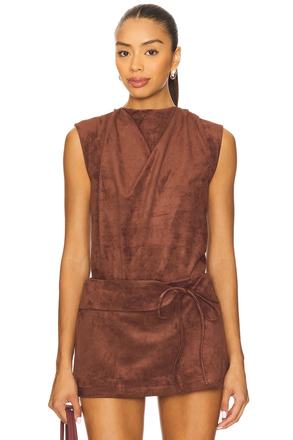 x revolve freya suede top