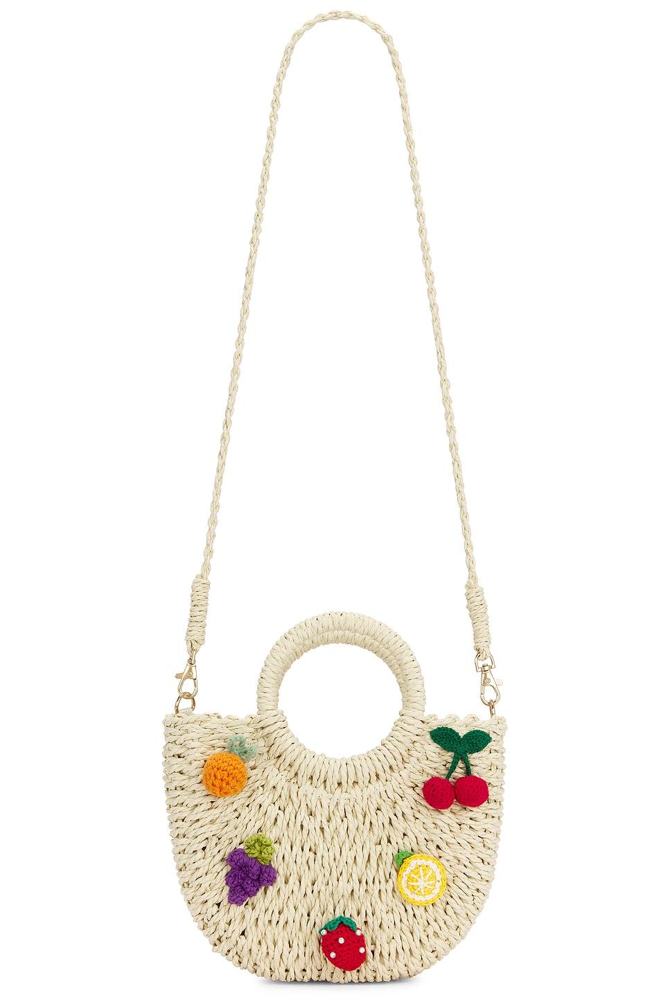 x revolve fruit straw bag