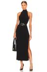 x revolve halter turtle size slit gown