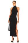 x revolve halter turtle size slit gown