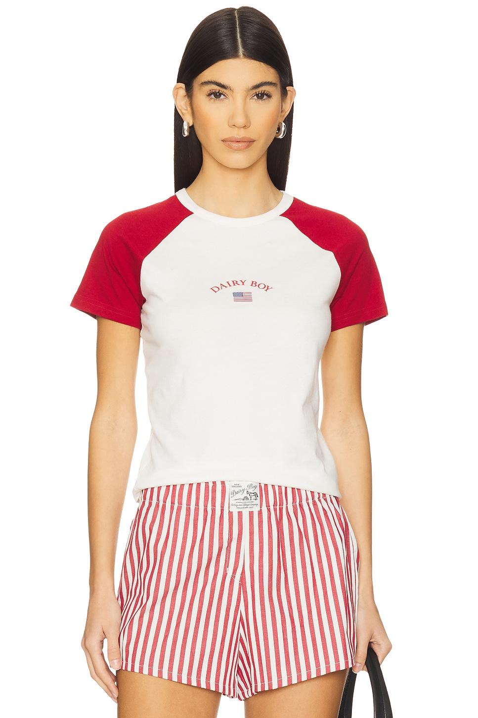 x revolve heritage baseball tee