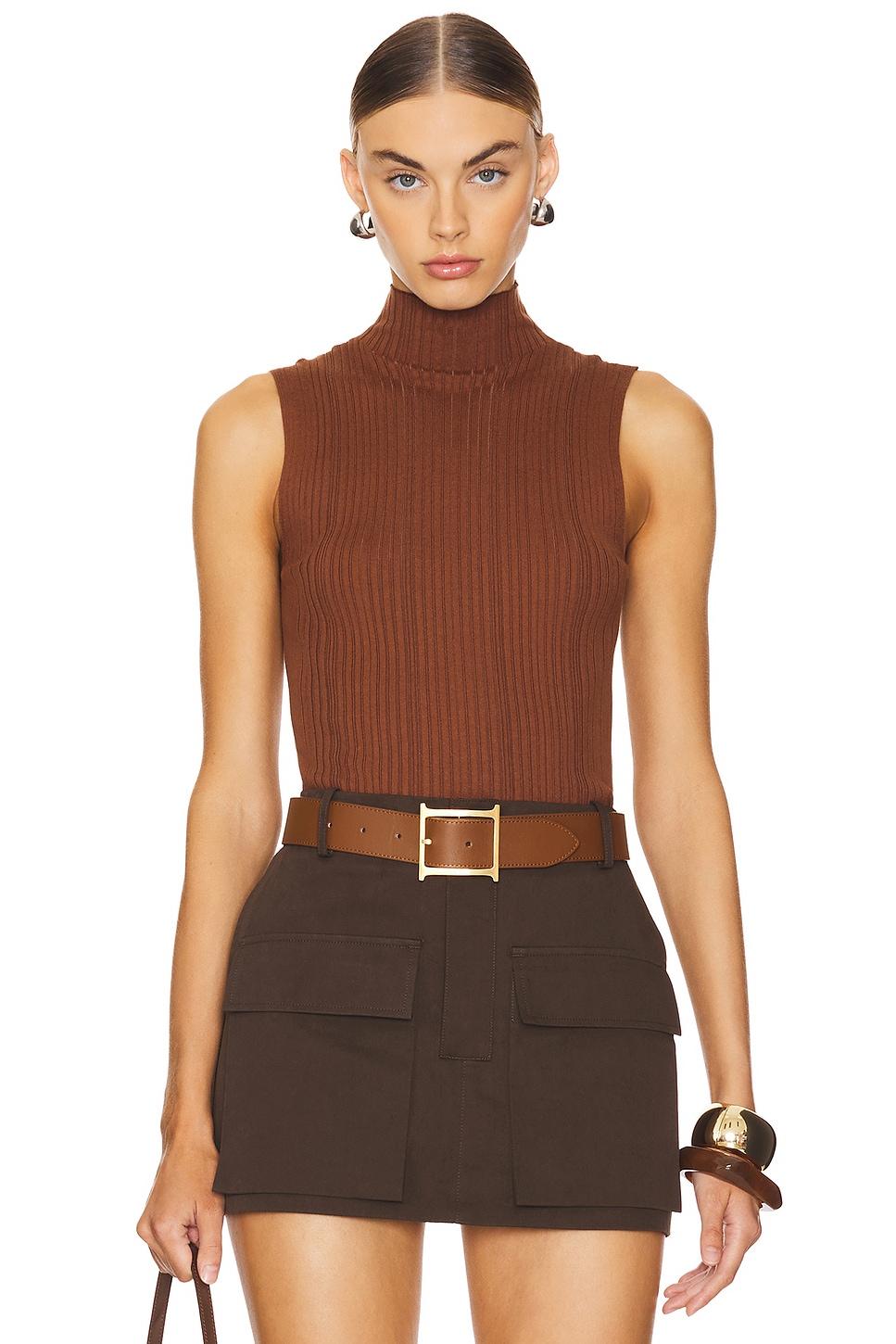x revolve katerina sleeveless turtleneck