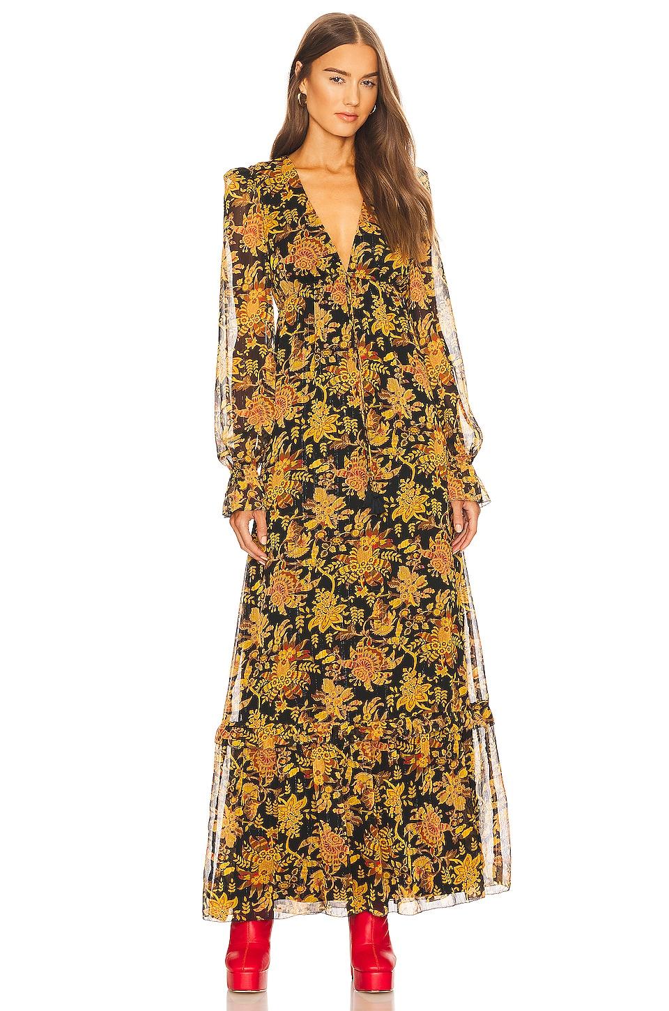 x revolve labeaux maxi dress
