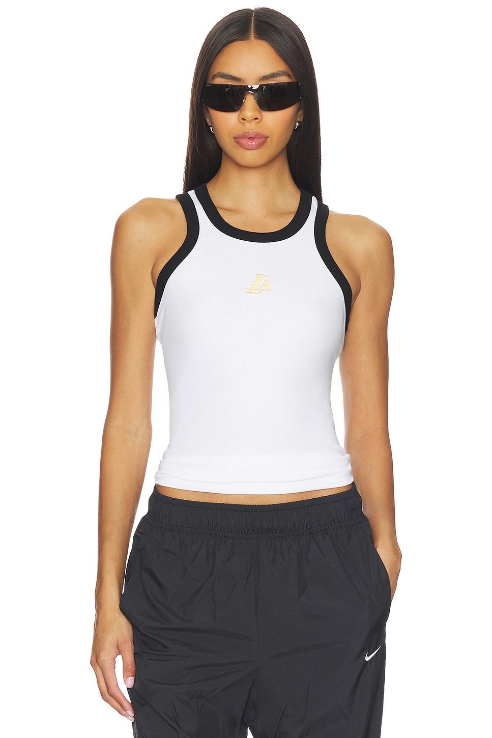 x revolve lakers scoop armhole rib tank top