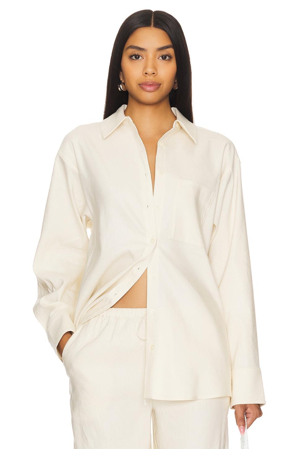 x revolve laurel oversized shirt