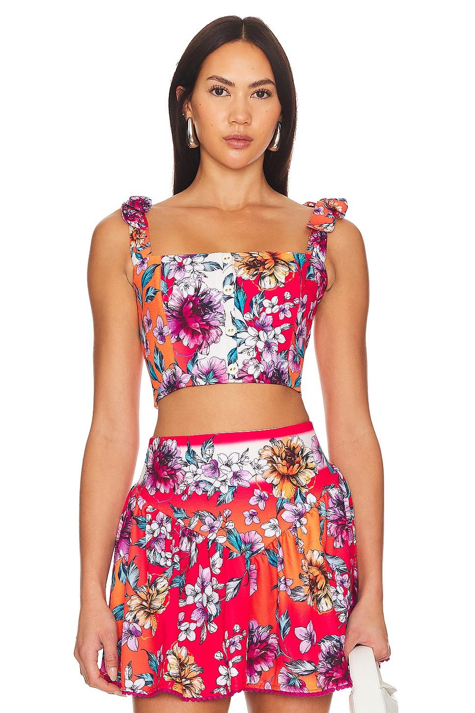 x revolve leah crop top