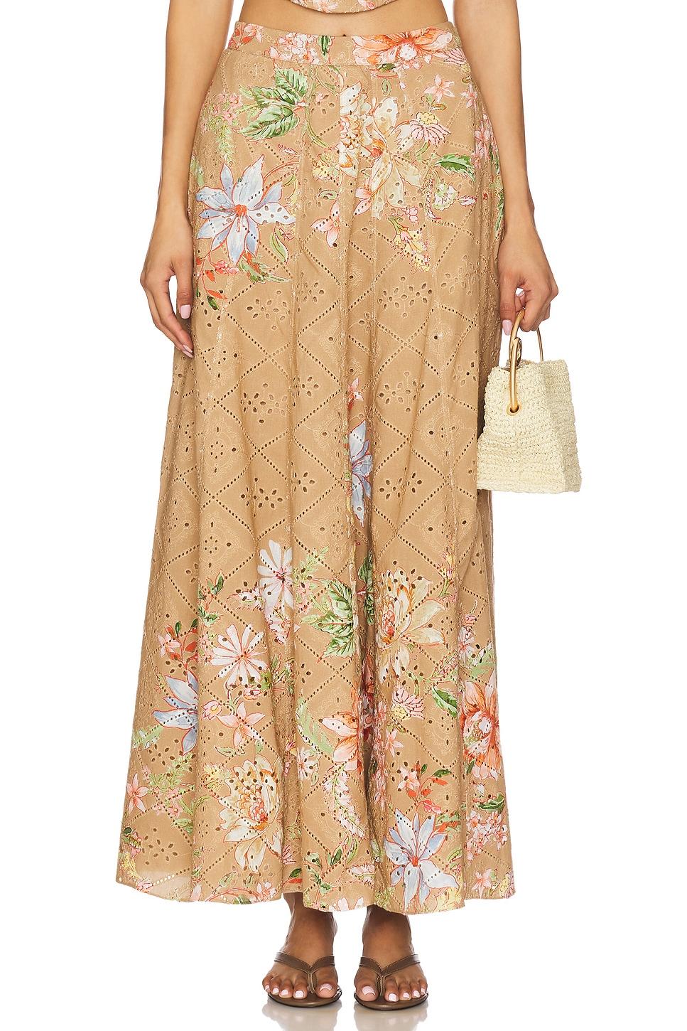x revolve long skirt