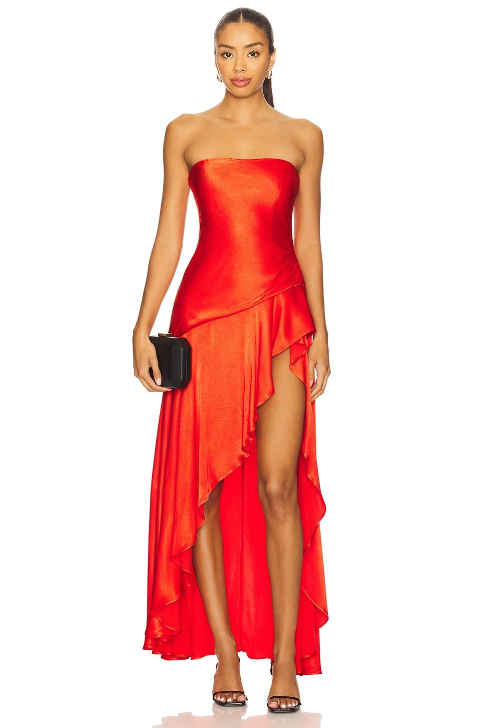 x revolve lorenza midi dress